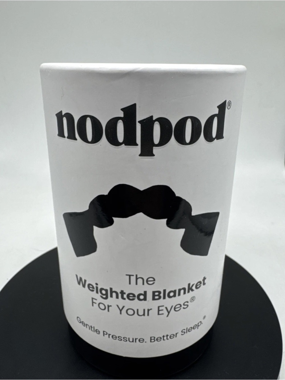 nodpod Weighted Blanket For Your Eyes Sleep Mask - Black Onyx - New Opened